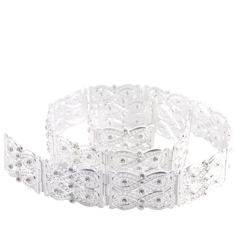 De nieuwste marokkaanse stijl lichaamssieraden buikketting lange mouw dames trouwjurk great wall korrel metalen riem