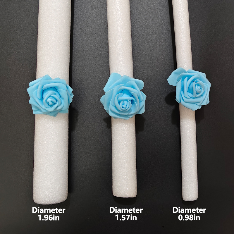 Bâton de mousse Flexible multi-tailles de 78,74 pouces de Long, 1 pièce, pour bricolage, Arrangement floral, cour, fête de mariage, décor d'arc