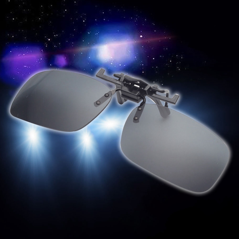Clip-On Zonnebril - Gepolariseerd UV-bescherming - Nachtzicht Lens - Voor Heren & Dames - Met Hoesje & Doekje