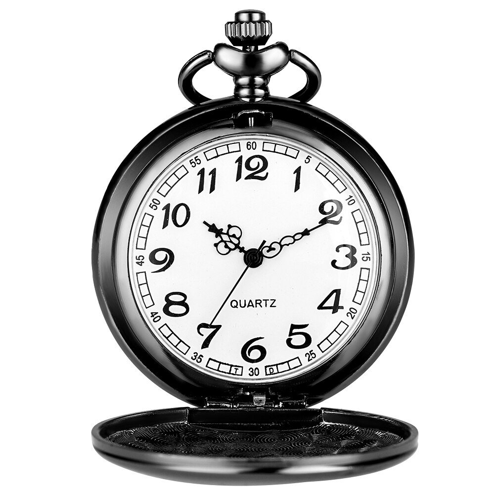 Reloj de bolsillo antiguo Nostalgia, brújula, patrón de mapa, números arábigos precisos, esfera lisa, cubierta Unisex, cadena gruesa, collar, Relojes
