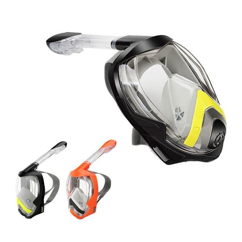 Scuba Diving Mask Full Face Snorkeling Mask Full dry Anti Fog Snorkeling Set Diving Mask Safety Swimming Training Diving Mask
