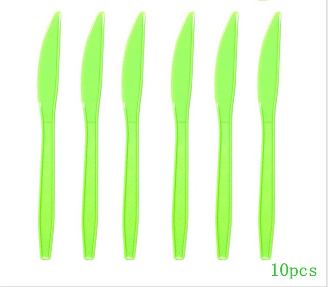 10pc Forest Plants Disposable Tableware Hyphosis Napkins Plates Tropic Hawaiian One 1st Happy Birthday Party Decor Kids Boy Girl: Light Green