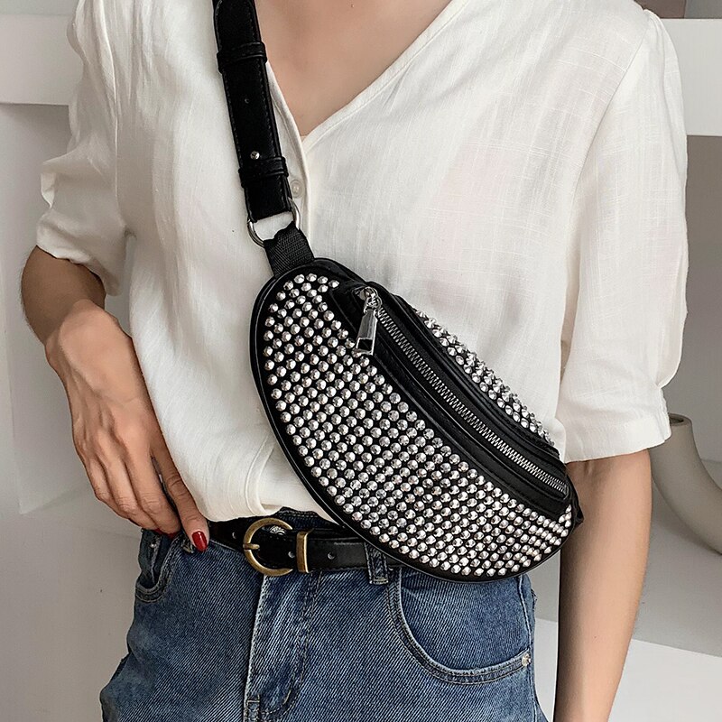 eins Einzigartige Kleine Weiblichen crossbody-tasche Neue hoch PU Leder frauen Brust Tasche Reise Schulter Bote Tasche