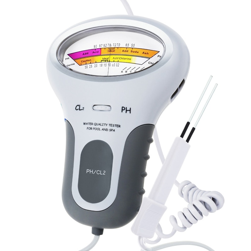 Ph & Chloor Cl2 Level Meter Tester Test Monitor Zwembad Spa Water Monitor Analyze