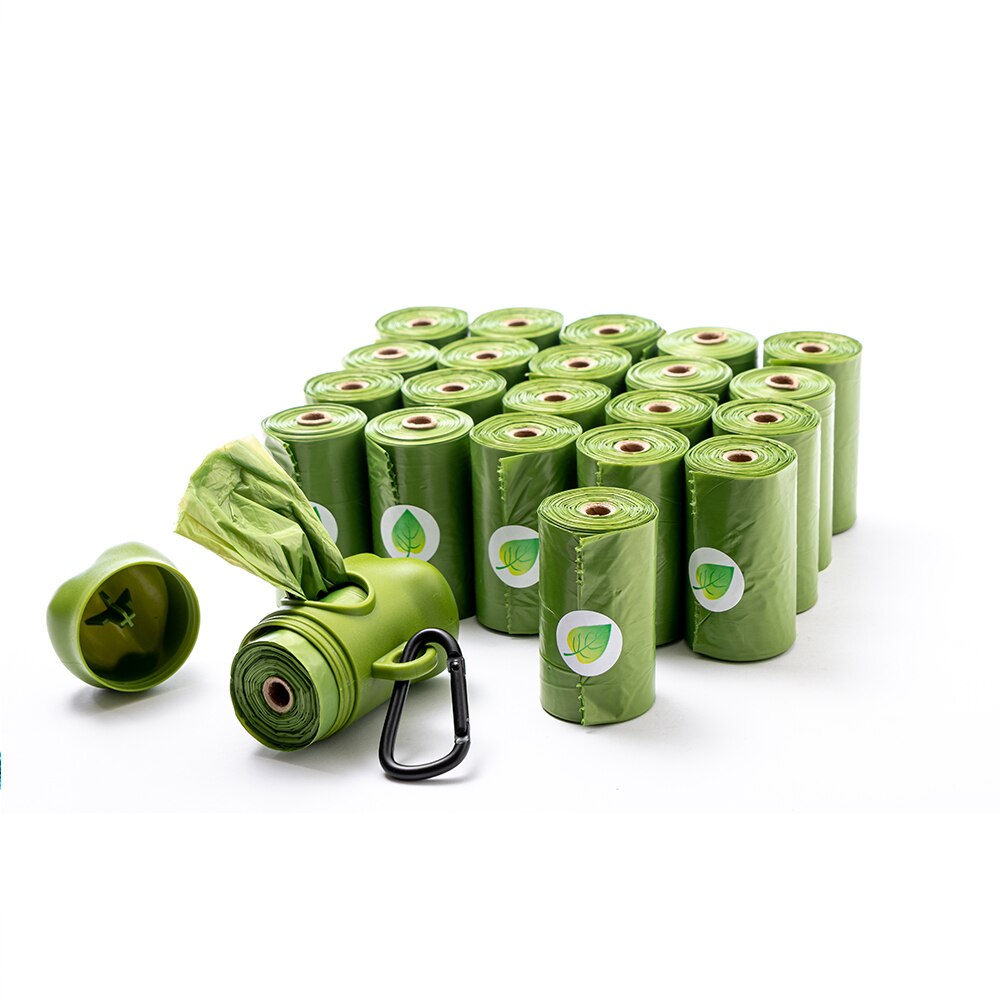 Biodegradable Dog Poop Bags Zero Waste Pet Dog Pooper Bags Litter Poop Bag Dispenser Outdoor Cleaning Products Pets Supplies