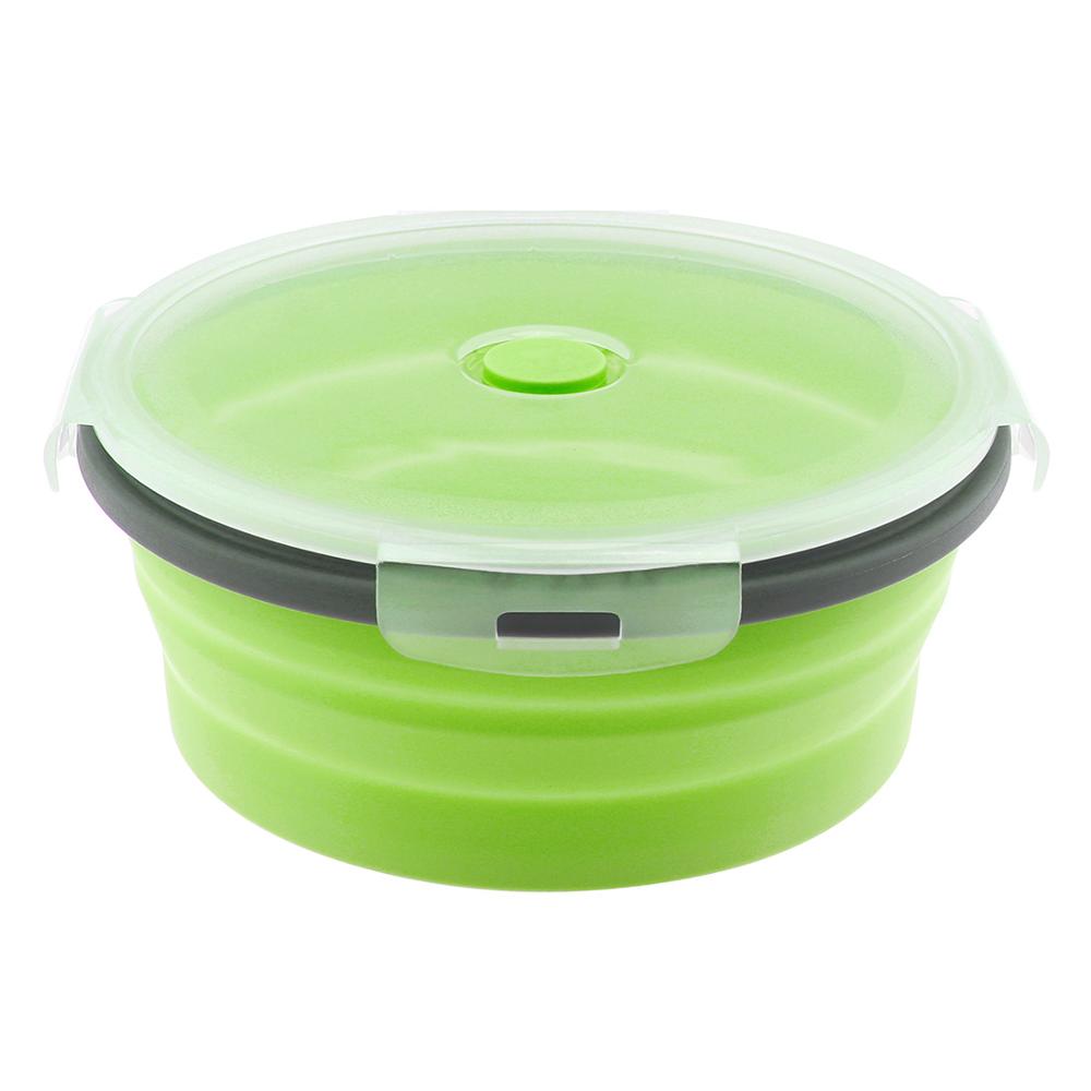 800ML Reusable Folding lunch box Collapsible food contianer lunch container: Default Title