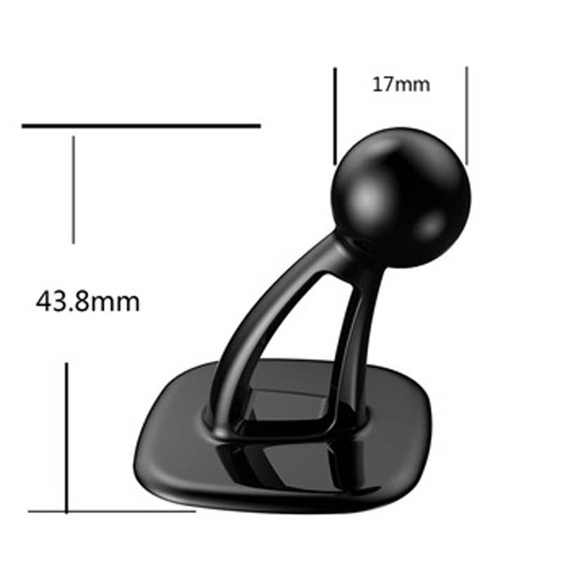 Universal 17mm Ball Head Car Phone Mount Magnetic Holder Base Dashboard Gravity Bracket Suction Cup for DVR GPS 3M Sticker Stand: NO7