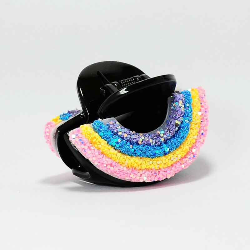 femmes filles mignon coloré strass à la main cheveux griffes doux cheveux ornement Clip épingles à cheveux bandeau cheveux accessoires: 6