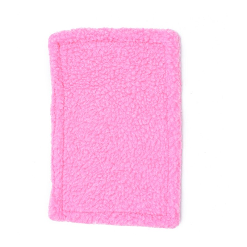 3 Stuks Pluche Konijnenbed - Wollig Fleece Mat Voor Cavia's, Hamsters, Eekhoorntjes En Kleine Dieren - Zacht En Wasbaar