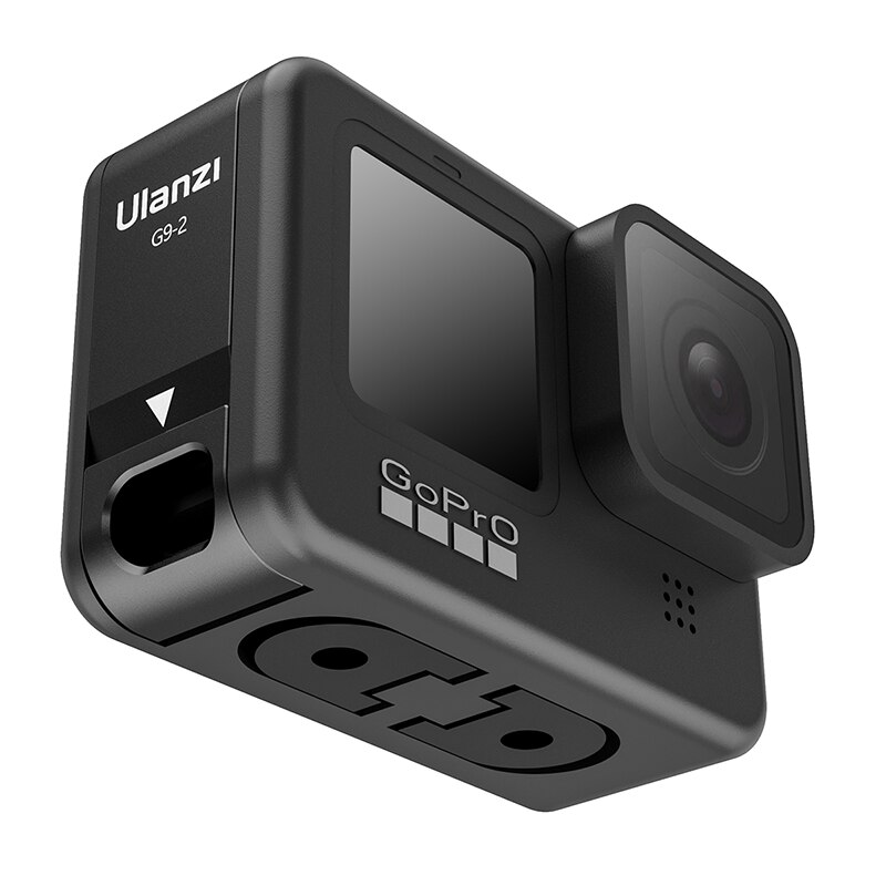 Ulanzi  g9-2 gopro 9 batteridæksel batteridæksel til gopro 9 gopro hero 9 opladeligt batteridæksel opladningsport kamera tilbehør