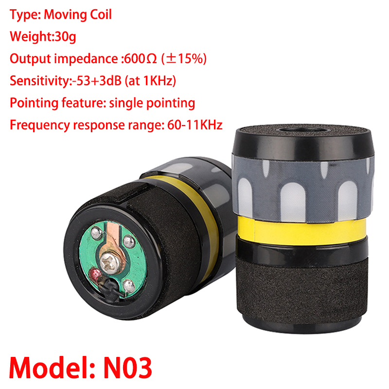  1PCS SM58 SM57 508A BT58 330 Cardioid Dynamic Microphone Capsule For Shure Wired Wireless Mic Replacement