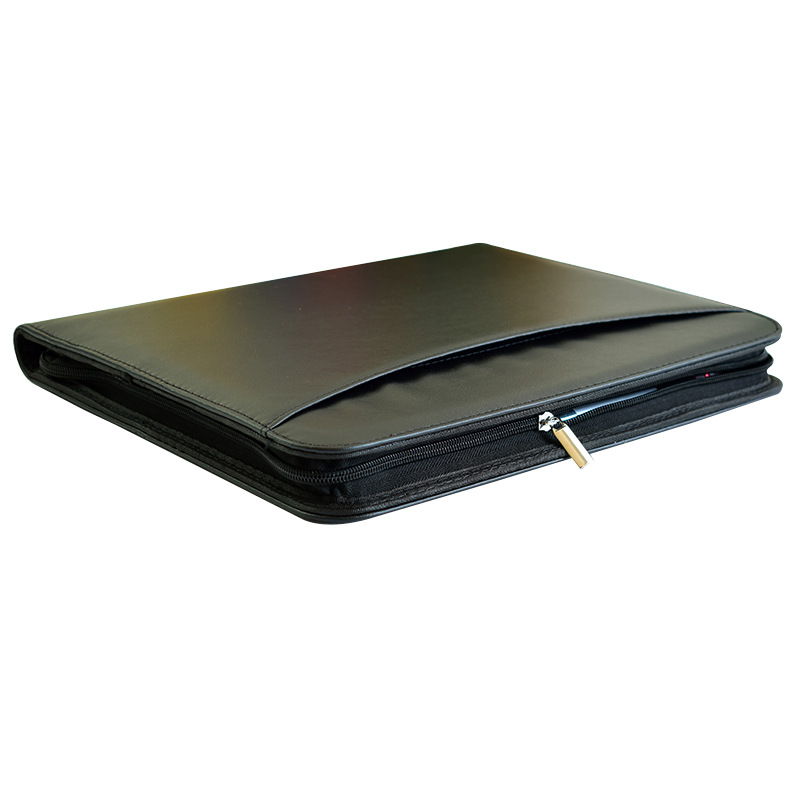 Farsdag dokument organisere filmappe  a4 virksomhet koffert glidelås etui padfolio skinnveske kontor manager ipad bag