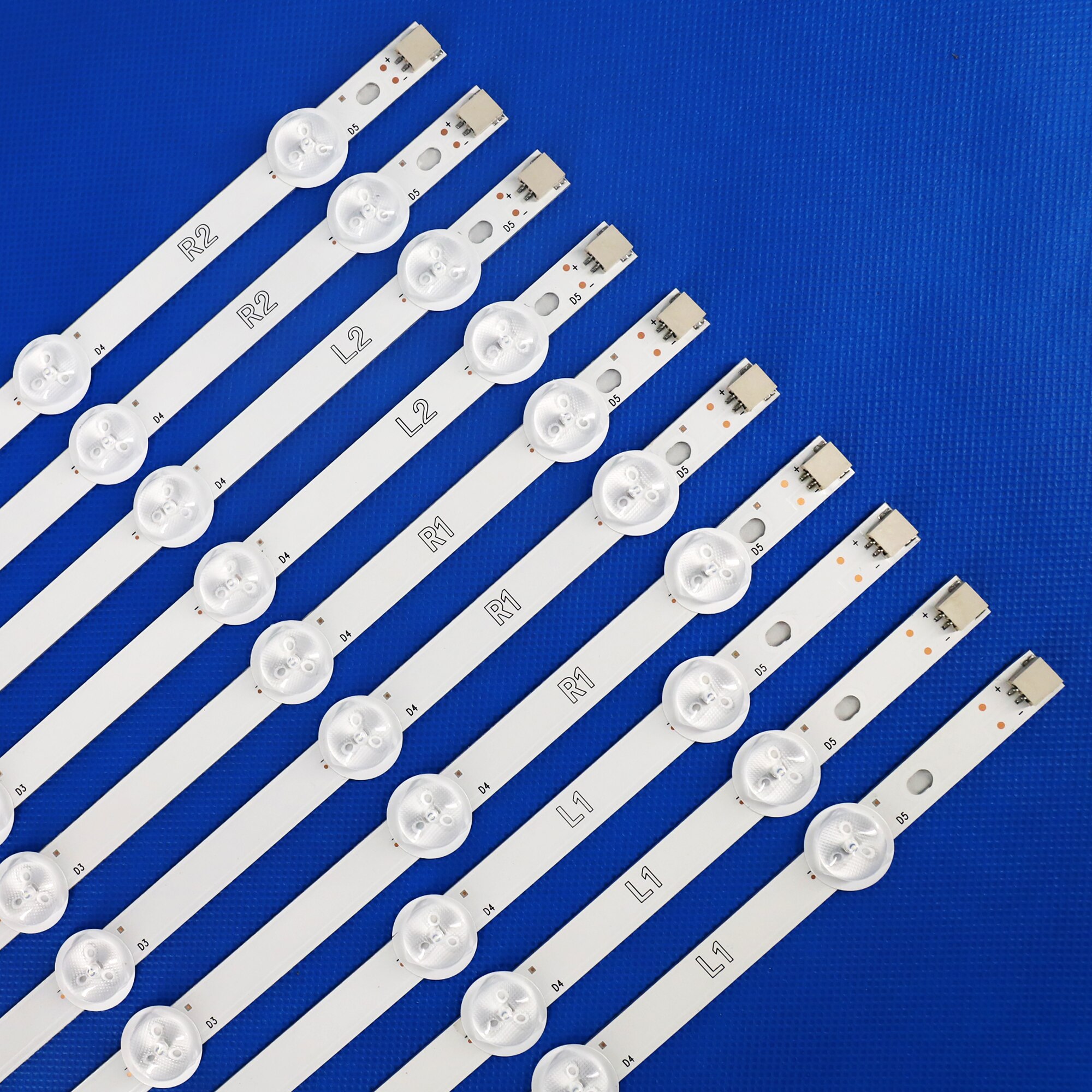 10 pcs/set LED rétro-éclairage barre Remplacement POUR LG 42LN5700 6916L-1214A 6916L-1215A 1216A 1217A 1412A 1413A 1414A 1415A