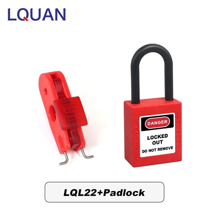 Pin Out Standaard Miniatuur Circuit Breaker Veiligheid Lockout Gegoten Geval Stroomonderbreker Lockout: Goud