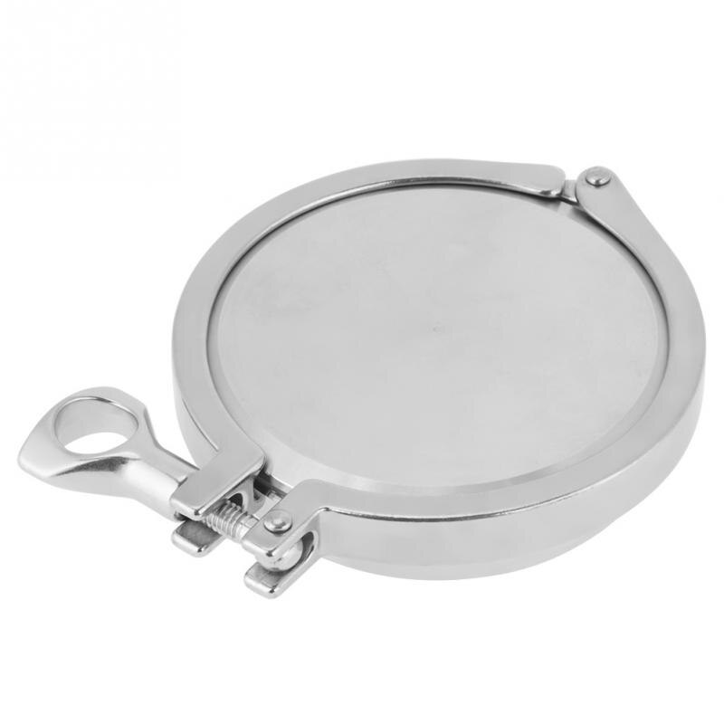 1 Set Rvs Sanitair Buisleidingen 102mm 4 inch End Cap + Weld Beentje + Klem + Pakking