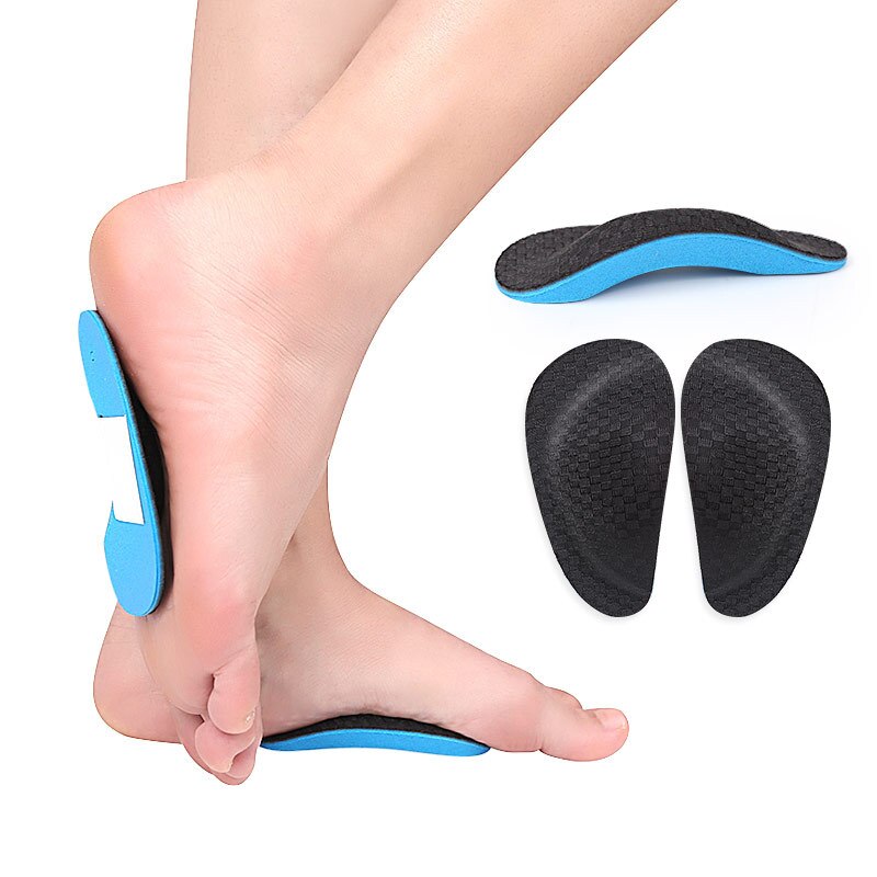 Almohadillas ortopédicas de EVA para pies planos Unisex, plantillas deportivas para el cuidado de los zapatos, accesorios para el arco, Varus Hallux Valgus, 1 par
