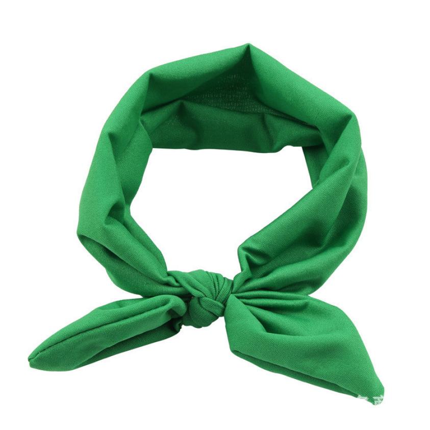 Dulce bebé de las niñas arco diademas para niños y niñas lazo de conejo tocado de orejas turbante nudo envolturas cabeza de pelo de conejo, de las bandas 8 unids/pack