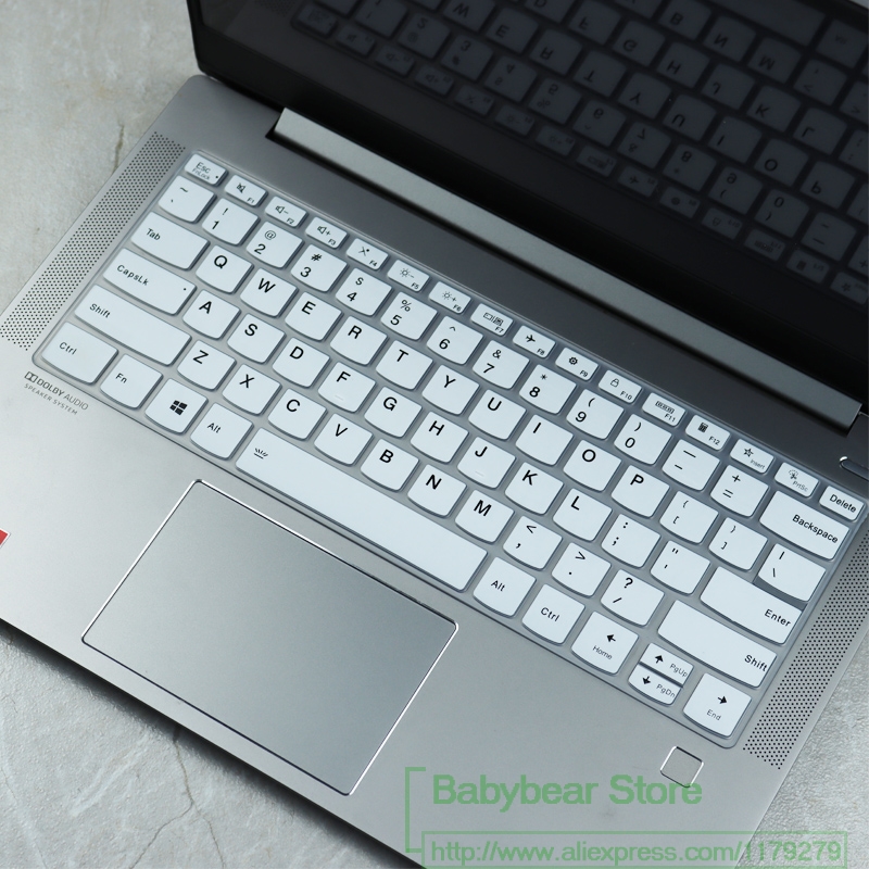 Dla Lenovo joga szczupły 7 dla Lenovo joga 7i 14 dla Lenovo joga 9i 14/joga szczupły 9i 14 ''laptop silikonowa klawiatura okładka skóry: biały
