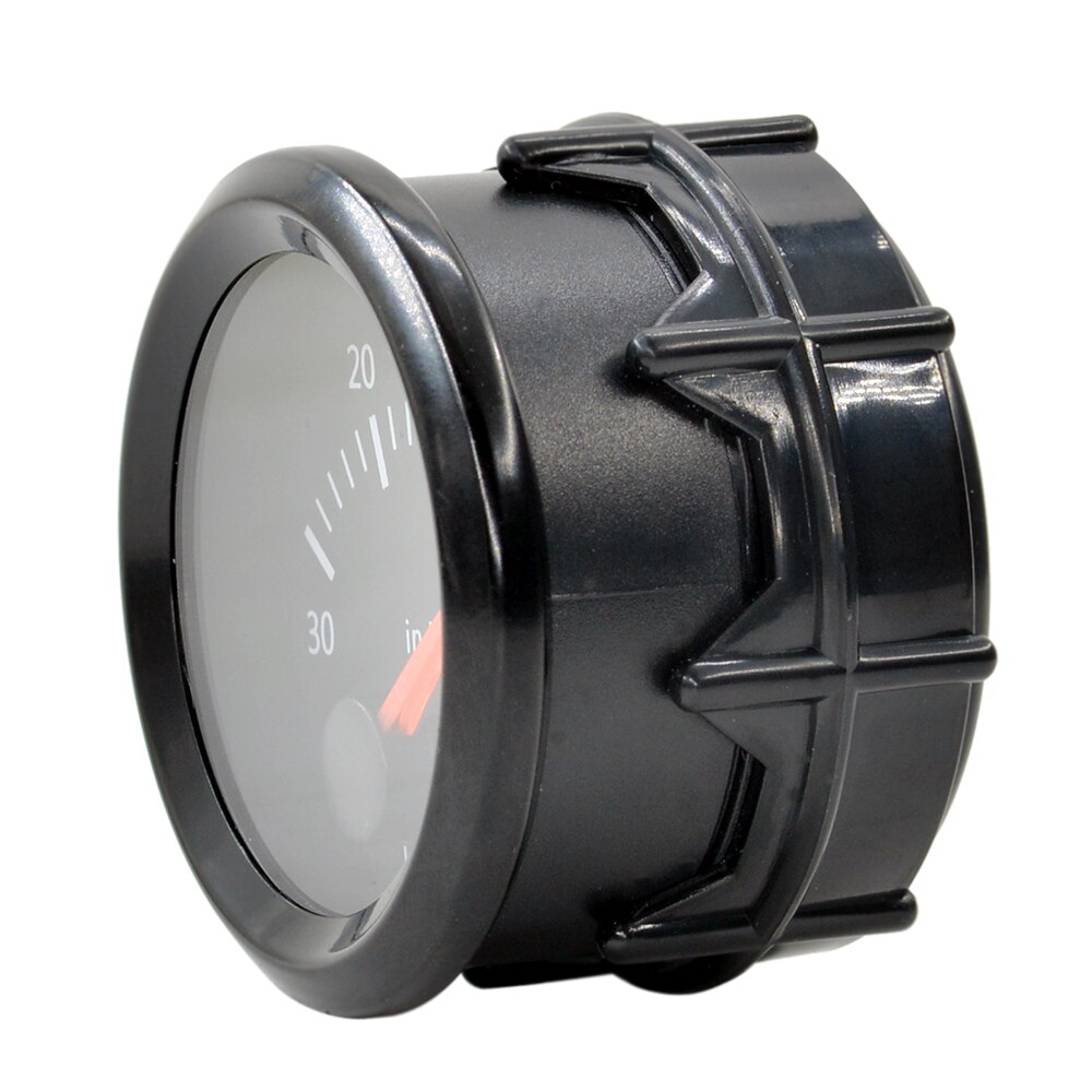 Dragon 52mm Stepper Motor White LED Backlight Auto Car Boost Vacuum Gauge -30-0 In.Hg Turbo Meter Instrument Free Shi