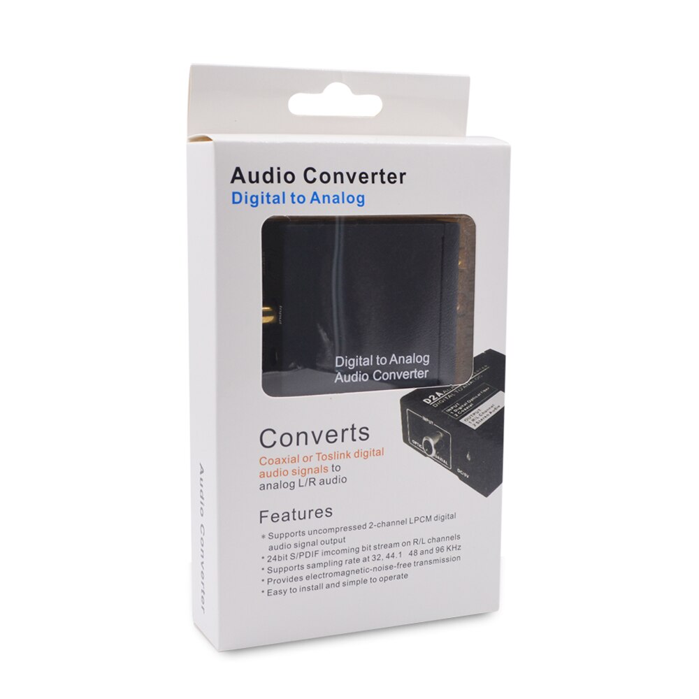 Digital zu Analog Digtal-Analog Digital Audio Konverter AY57A schwarz Audio konverter