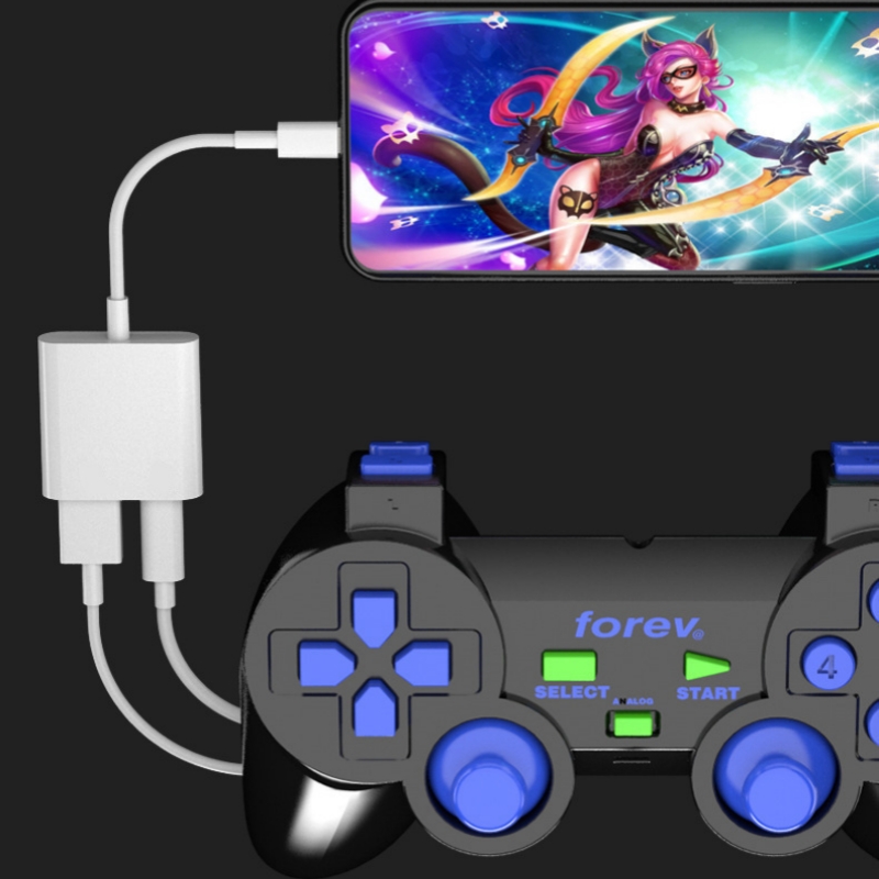 Adapter USB OTG do IPhone Ipad iuse klawiatura ładująca U Disk kamera czytnik kart czytnik danych Iphone Otg