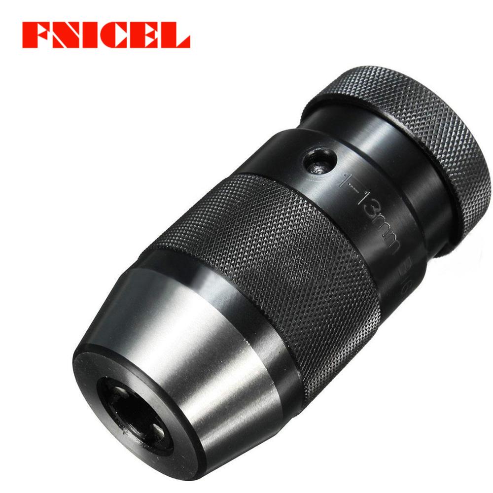 Self-tightening drill chuck Light heavy duty self-locking milling chuck B16 precision self-tightening drill bit hand drill B10
