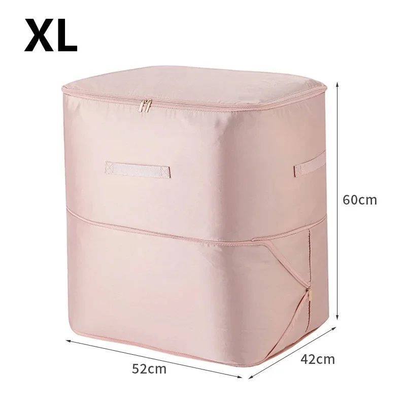 Sac de rangement à Compression anti-poussière, sac de rangement de grande capacité, résistant à l'humidité pour vêtements, couette, sac mobile, organisateur d'auto-Compression: YELLOW