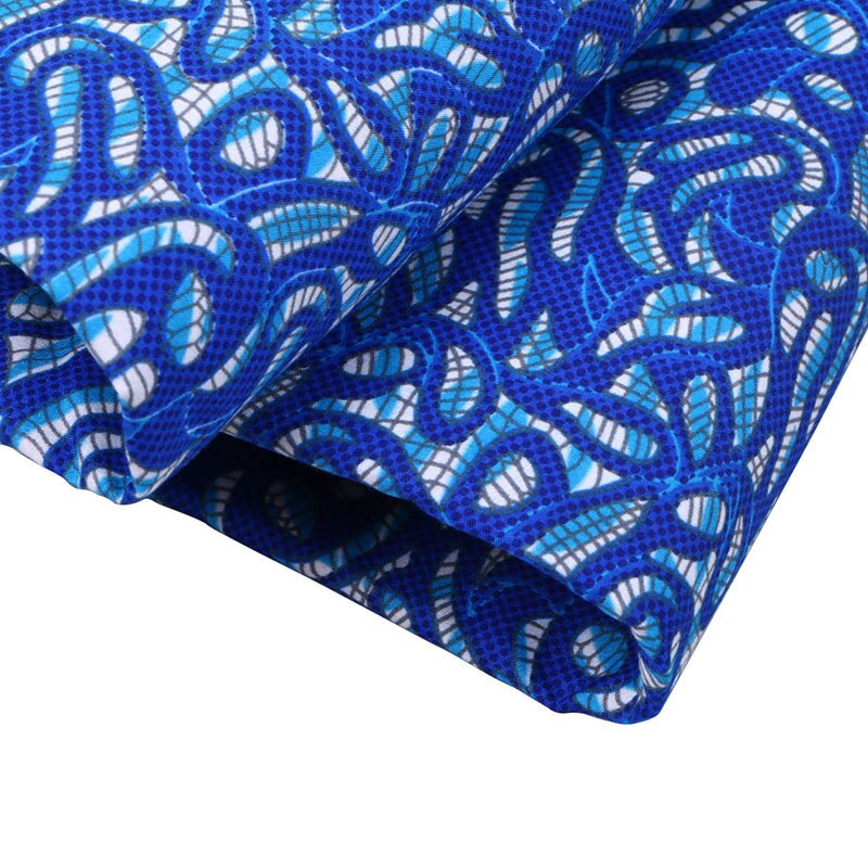 Tela de cera de tela Real de pagne africano Ankara Material de costura de impresión para vestido de 6 yardas lote