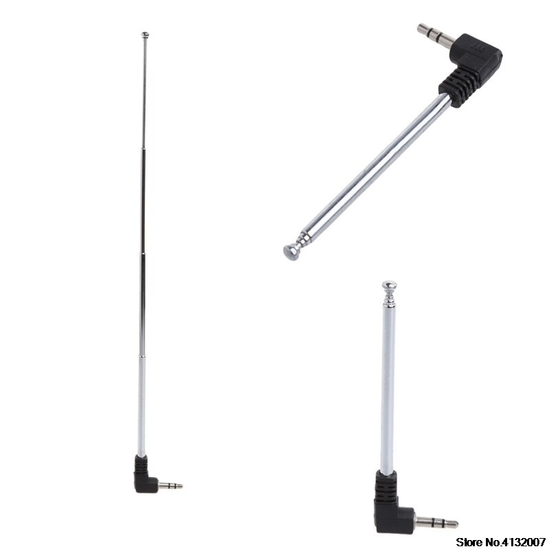 3.5mm Radio Receiver Antenna Stainless Steel Multi-Purpose Interface FM Radio