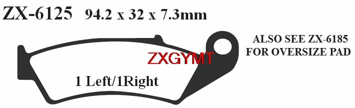 Sintered Brake Pads Set fit HONDA XR 250 XR250 L 1991 1992 Front Rear 92 91