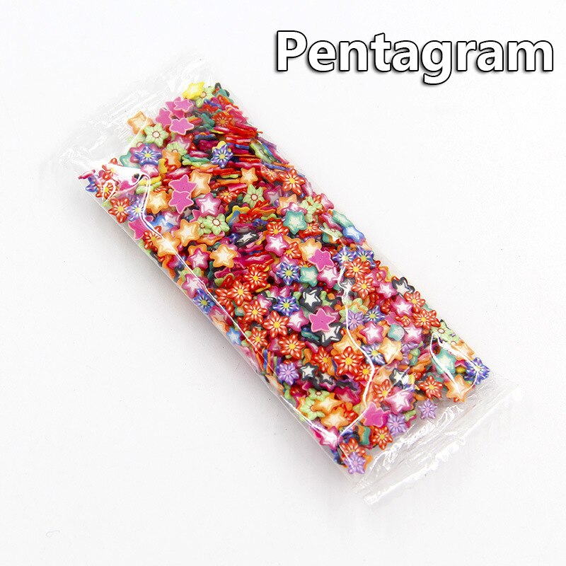 1000pcs/bag DIY Slime Soft Pottery Fruit Slices Filler For Nails Art Slime Fruit Slime Accessories Supplies Decoration Toy: 1000Pcs Mixed 16