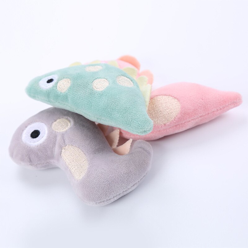 1 pièces fournitures chat jouets auto-excité cataire en peluche jouet dinosaure glace soie en peluche chat menthe en peluche chat accessoires