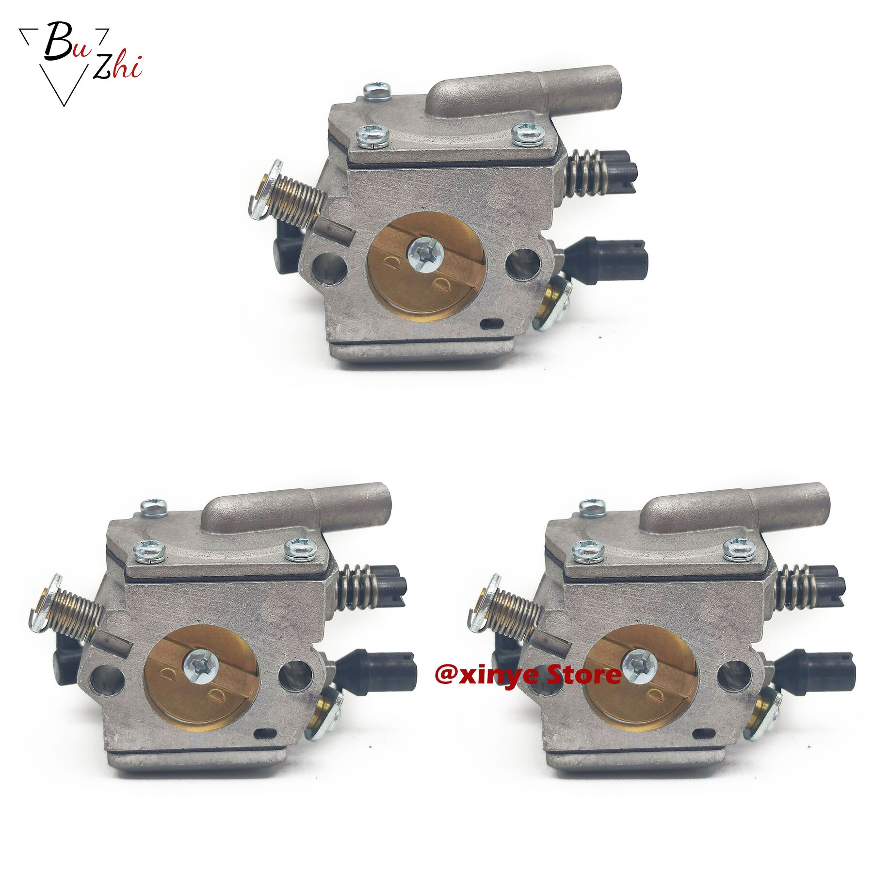 Carburetor for STIHL 038 Super Magnum 038AV MS380 MS381 MS 380 381 with Compensator Chain Saw Carburetor: 3pcs