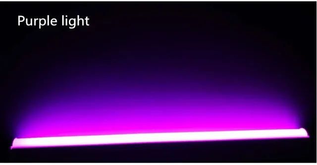 Tubo de color LED T 5 iluminación integrada 30 cm 60 cm Lámpara de pared de tubo fluorescente LED luz blanco frío cálido 220V: BLANCO / Rojo / 1 UNIDAD