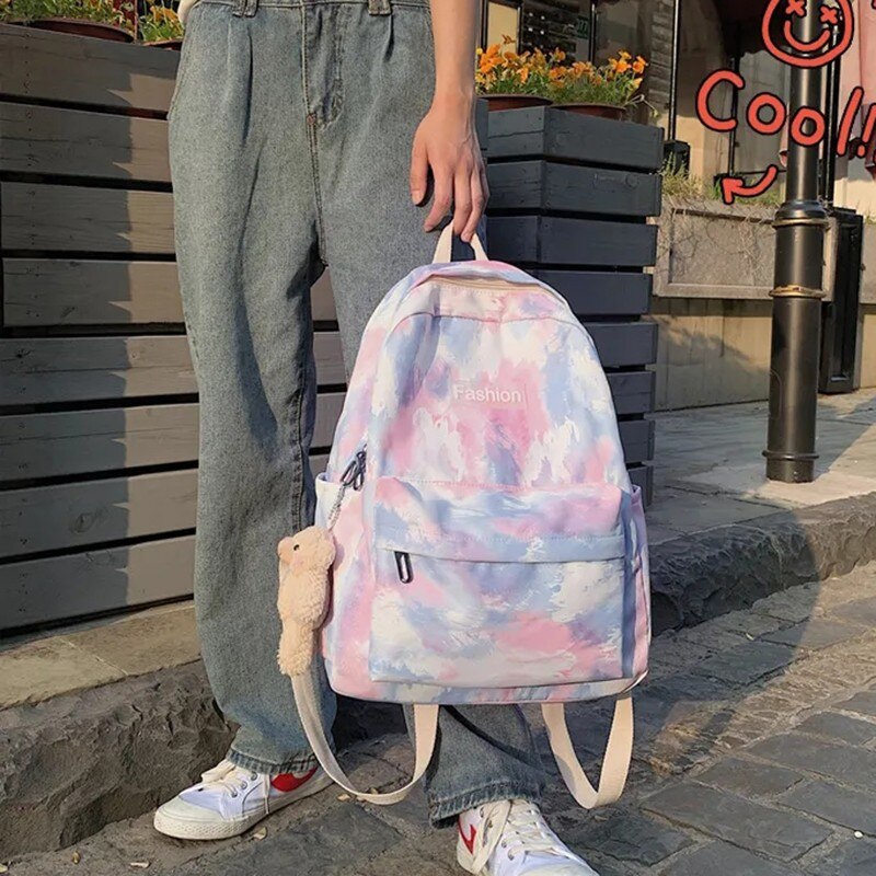 Nuove Donne Zaino Sacchetto Di Scuola di Modo di colori Della Caramella di Spalla Delle Donne Per La Ragazza Adolescente Bambini Zaini Borsa Da Viaggio 1P38