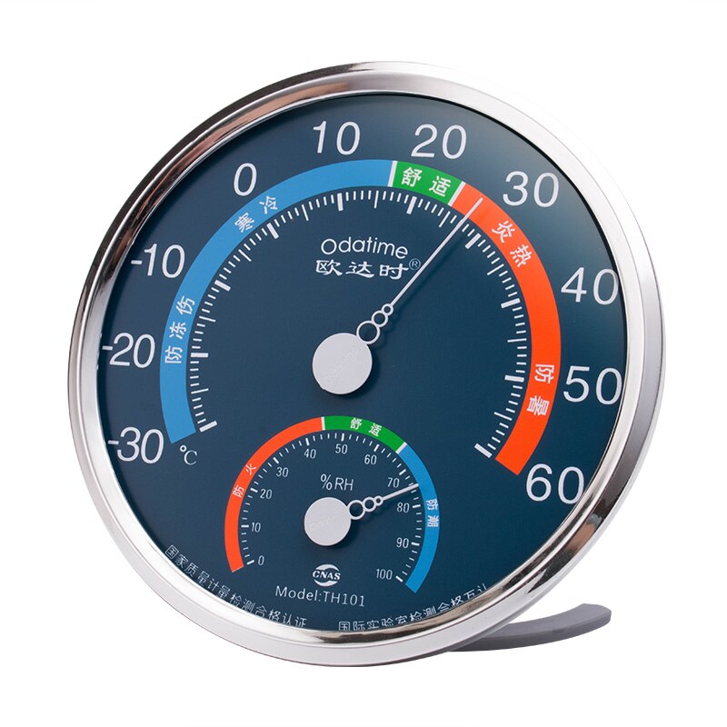 8 Soorten Wandmontage Outdoor Indoor Thermometer Room Window Hygrometer Mechanische Thermometers Ambiental Huishoudelijke Barometer: 101B Blue