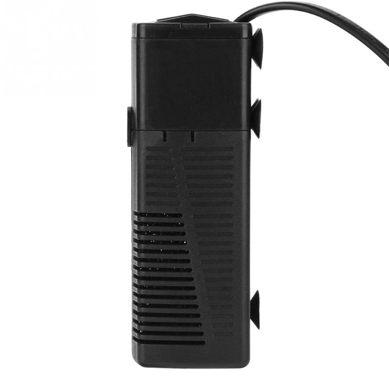 3 in 1 stille interne aquariumfilter dompelpomp filteroverloop met regensproeier voor het verhogen van de zuurstofpomp