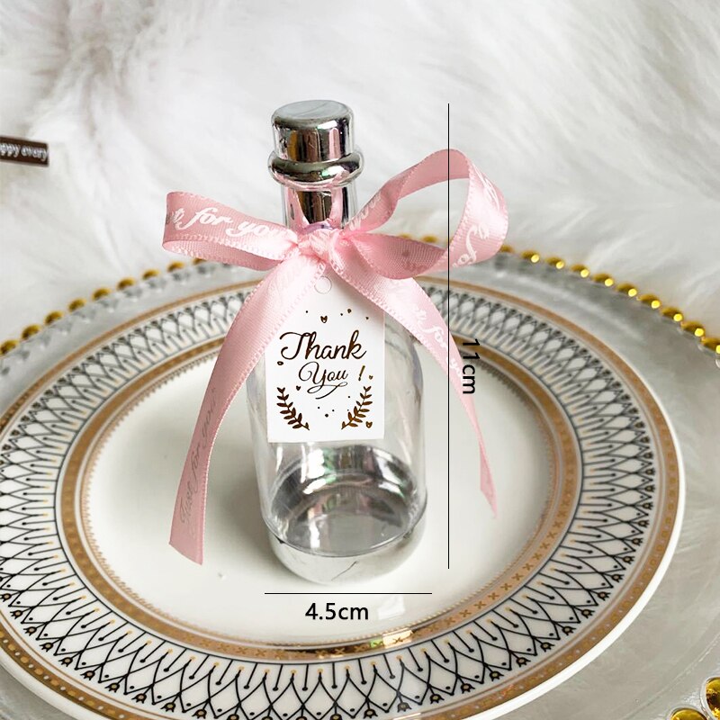 Wedding Candy Box Plastic Drifting Bottle Candy Box Champagne Bottle Small Box Birthday Banquet Candy Boxes