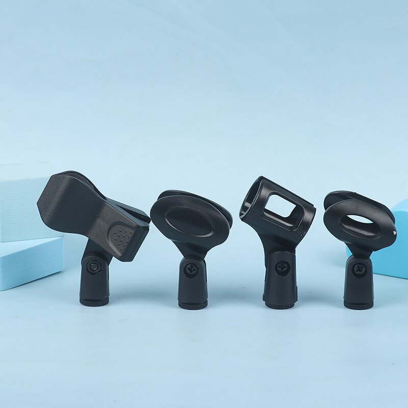 1Pc Universele Microfoon Clip Voor Shure Mic Houder Handheld Microfoon Draadloze/Draad Mic Stand Accessoire Zwart