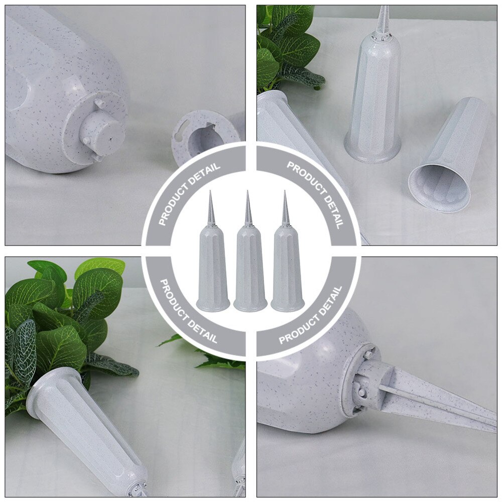 3Pcs Grave Cone Vase Cemetery Cone Shaped Vase Cemetery Memorial Supply