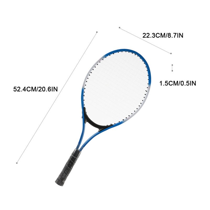 2 stk/sæt 21- tommer børnetennisketchere til træning ultra let tennisketcherpakke badmintonrygsæk