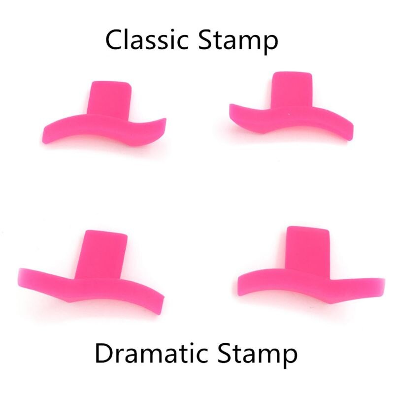 2Pcs/Pair Eye Winged Eyeliner Template Stamps Silicone Wing Shape Cosmetic Makeup Stencil Tools