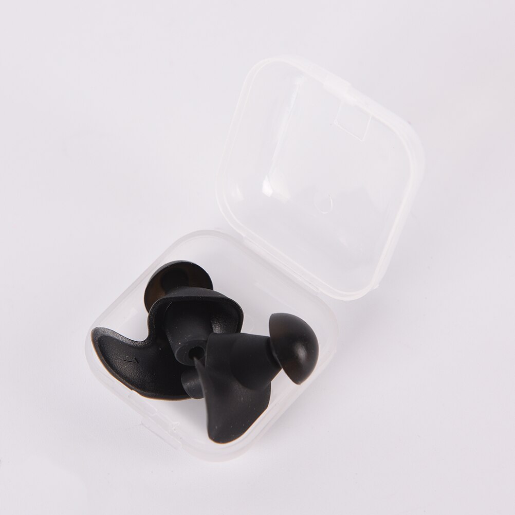 Zwemmen Oordopjes Geluid Ruisonderdrukking Oordopje Met Doos Voor Zwemmen Slaap Snurken Zwemmen Accessoires: Black