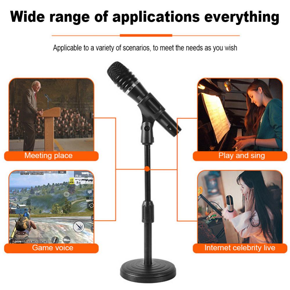 Flexibele Desktop Tripod Folding Mic Stands Verstelbare Hoek Disc Microfoon Mount Houder Stand Bracket Microfoon Clip Klem