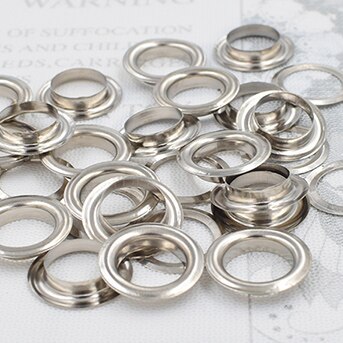 (50 set/lote) diámetro interior 20 mm poros de Metal ojales ropa y accesorios ojales anillos remaches tela de sombra ventilación: 500 sets Eyelets