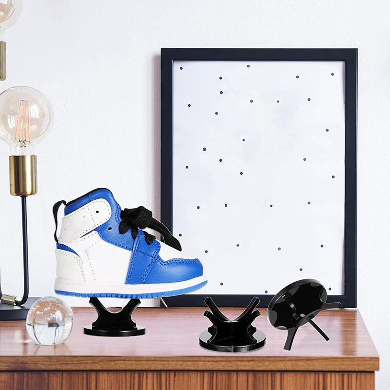 3 Pieces Acrylic Small Ball Stand Holder Sport Ball Display Rack for Baseball Golf Softball Tennis Ball