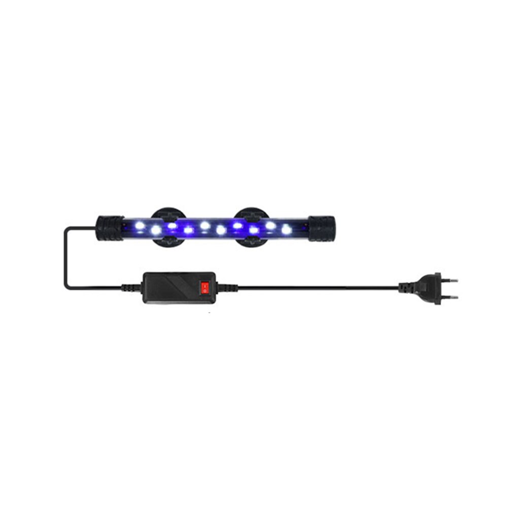 Aquarium Blue White Light Fish Tank Submersible Lamp Waterproof Underwater LED Plant Lamp Aquarium Lighting Accessories