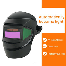 Schweiß Helm Solar- Auto Verdunkelung MIG MMA TIG Elektrische Schweißen Maske Helme Schweißen Objektiv Für Schweißen Maschine 28x20x18cm