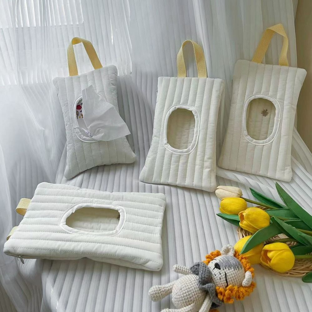 Babydoekjes Hoes - Flip Cover Tissue Box - Kinderwagen Hangtas - Katoenen Napkin Houder