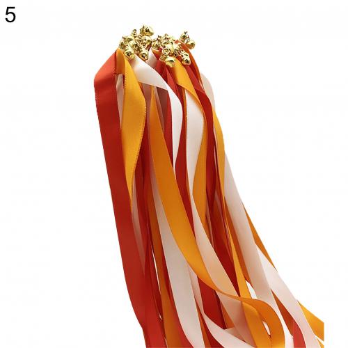 10 stuks handzaam lint met houten stokbel bruiloft feest rekwisieten decoratie interactief hulpmiddel groot goedkoop: 5